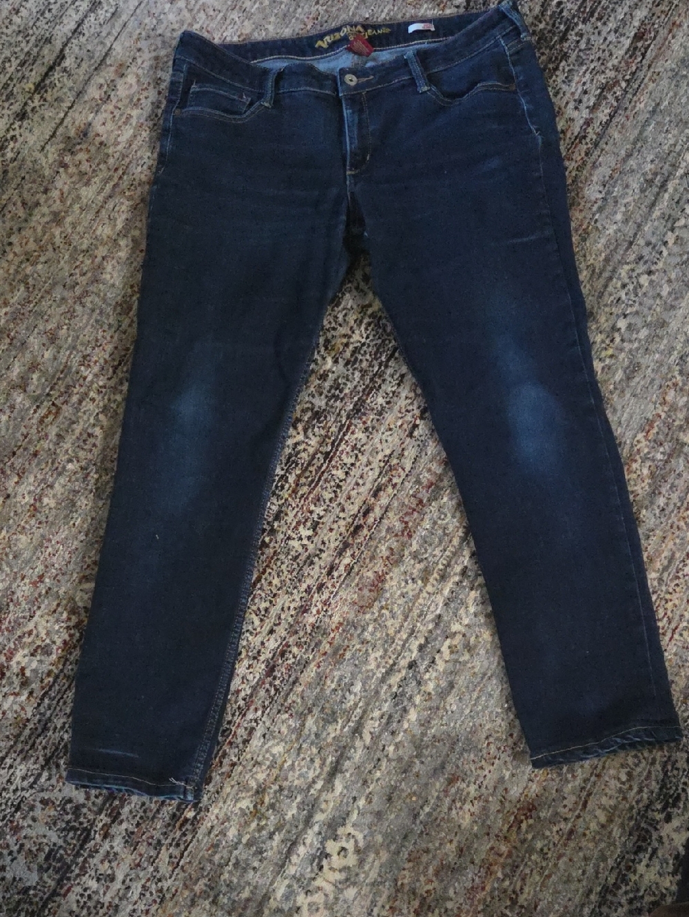 Arizona Jean Company Woman's Indigo Slim Straight Jeans
